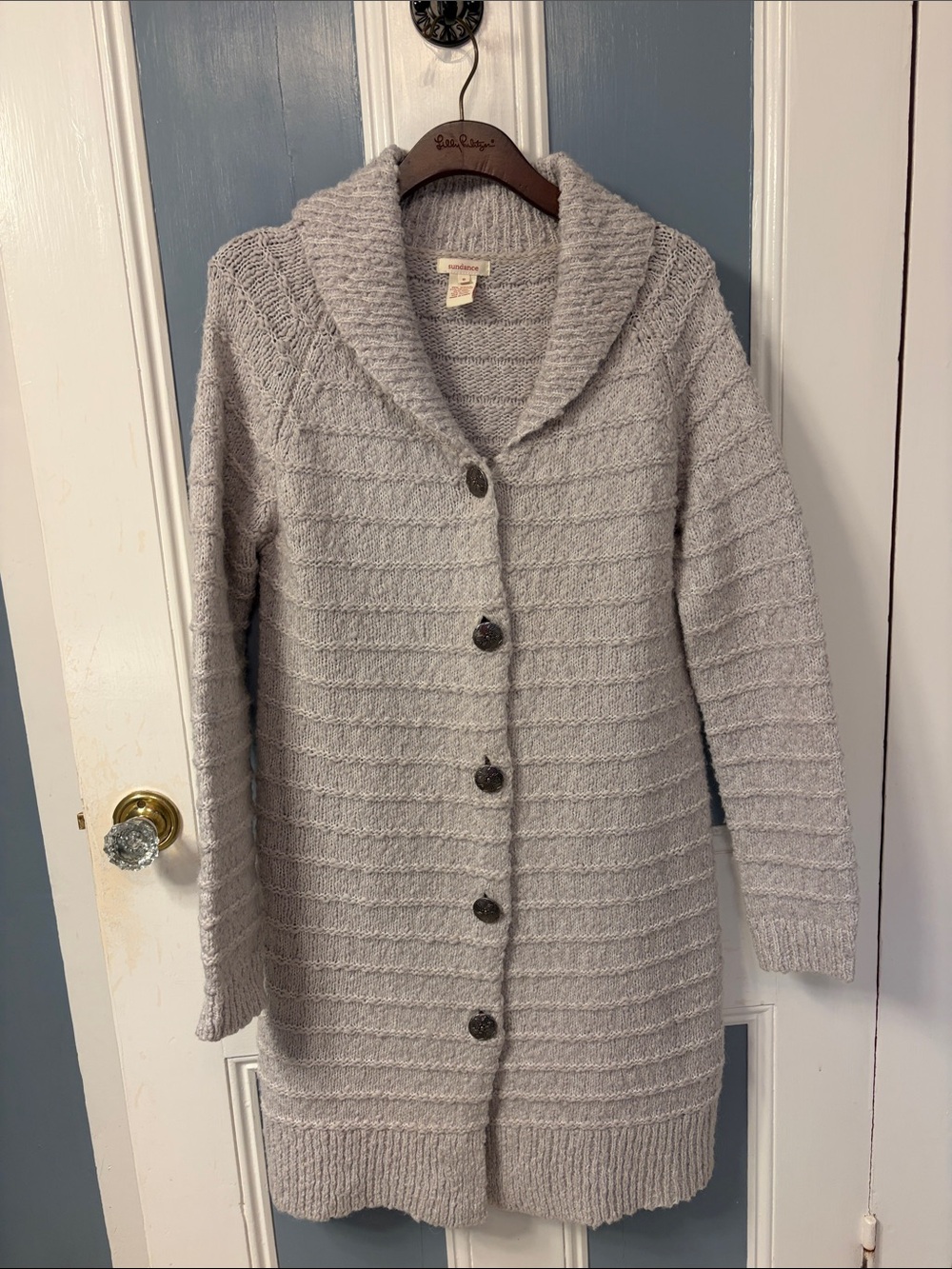 Sundance Catalog Sagamore Sweater Coat Duster Cardigan - Picture 6 of 10